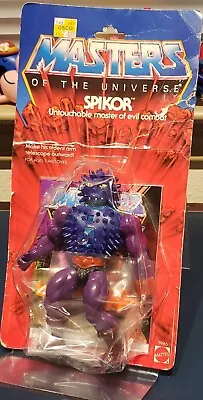 Vintage Spikor NEW 1984 Masters Of The Universe MOTU Mattel Figure On Card RARE • $129.98