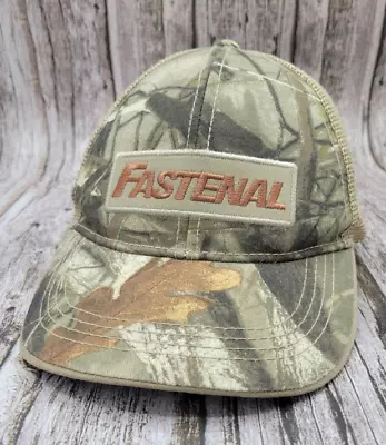 Fastenal Camo Mesh Snapback Trucker Hat Cap Hunting Dad Men Women Father Gift • $9.99