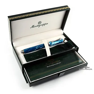 Montegrappa Turquoise Blue Symphony Rollerball Pen • $650