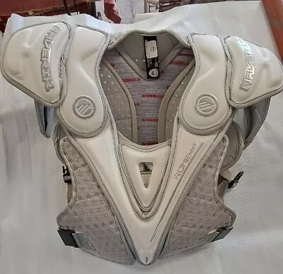 Lacrosse Shoulder Protector -NOS- Maverik Rome NHT Shark Gel Sz.M/Silver/Grey • $25