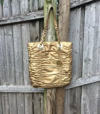 Michael Kors Webster Gold Leather Tote Purse  • $245