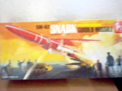 AMT SM-62 SNARK MISSILE W/ Launcher & Crew 1/48 Scale Plastic Model Kit Sealed • $26.23