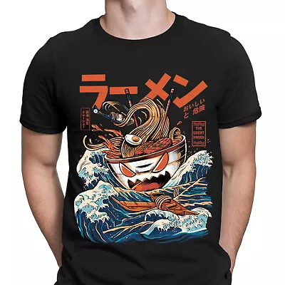 The Black Great Ramen Anime Japanese Funny Cool Retro Mens T-Shirts Tee Top #D6 • £9.99