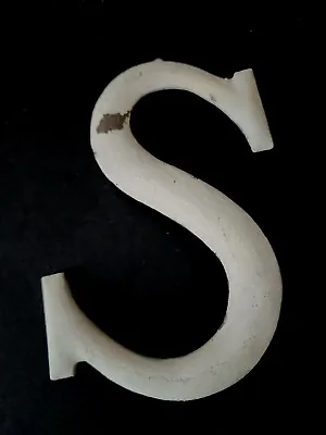 1919 Antique Kearsarge School Erie PA Bronze Letter  S  Architectural Salvage • $31.88