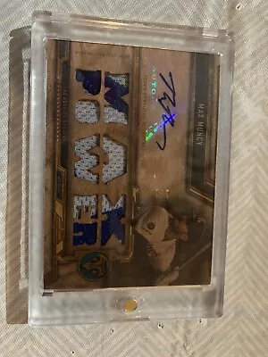 Max Muncy 2020 Topps Triple Threads 1/1 Wood Patch Auto • $129
