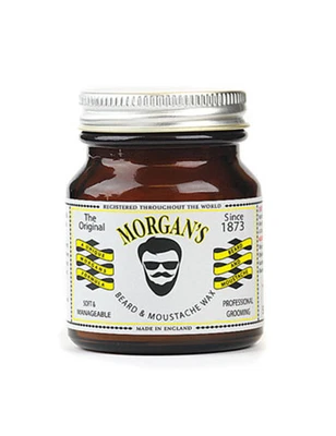 £10.95 • Buy Morgans Mens Gentlemans Beard And Moustache Hair Styling Wax 50g Vintage Jar