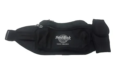 NWT Hard Rock Cafe Belt Bag Fanny Pack  Phone Case Adjustable - Black Las Vegas  • $14