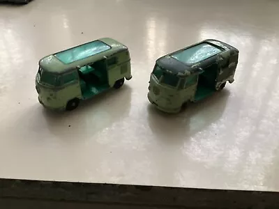 Matchbox Lesney Regular Wheels No.34 Volkswagen VW Caravette X 2 • £1.50