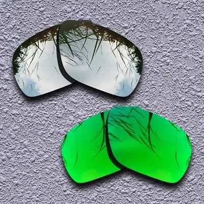 US Silver&Green Replacement Lenses For-Oakley Dispatch 1 Polarized • $16.99