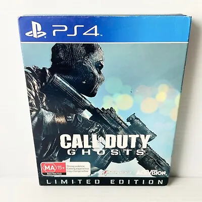 Call Of Duty: Ghosts - Steelbook - PS4 - Tested & Working - Free Postage • $58.88