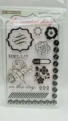 My Minds Eye  21 X ON THIS DAY Clear Stamps - 4  X 6  The Sweetest Thing • £6.49