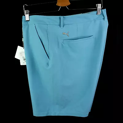 NEW Puma Mens Golf Short Size 38 Flat Front 8  Inseam • $44.99