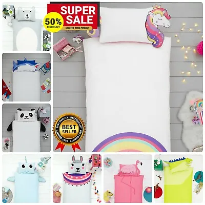 £12.99 • Buy Duvet Cover & Pillowcase Set Magic Unicorn Fairy Princess Girls Kids Bed Bedding