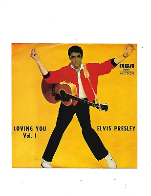 Elvis Presley-Loving You Vol. 1 ** 7   Vinyl  4 Cut EP Record W/PS** *Australia* • $8
