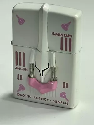 Zippo Oil Lighter Qubeley Mobile Suit Gundam White Preused No Case • £153.27