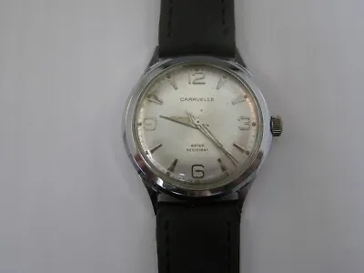 $20 • Buy Vintage Caravelle Watch 1969 Silver Dial