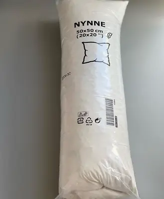 Ikea NYNNE 50x50cm Duck Feather Cushion Inner 204.263.18 Brand New • £15.99