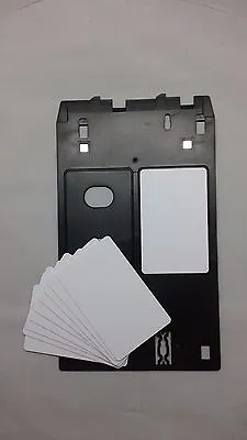 10 Inkjet PVC ID Card + Tray J CANON MG5420 MX922 MG7120iP7230 • $19.99