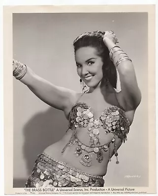 The Brass Bottle Photo Lulu Porter Belly Dancer Original Press Still 1963 • $11.95