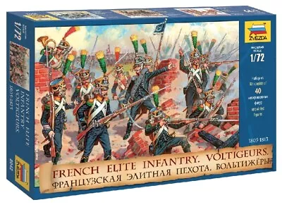 French Voltigeurs Elite Infantry Voltigerus 1:72 Figure Plastic Model Kit • £22.74