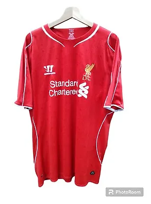 £24.99 • Buy Warrior Liverpool Shirt Football Club LFC 2014 2015 Home Red T-shirt Jersey XXL 