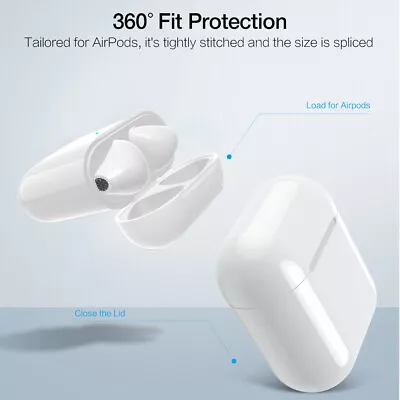$30.94 • Buy Wireless Earbuds For Apple AirPods 2nd Generation With Charging Case - White