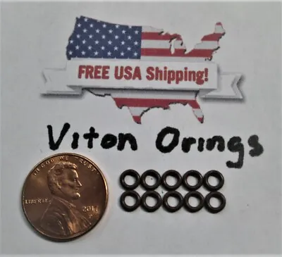 10 Pk VITON Orings For Briggs & Stratton Nikki Carburetor Main Jet Rebuild Kit • $7.75