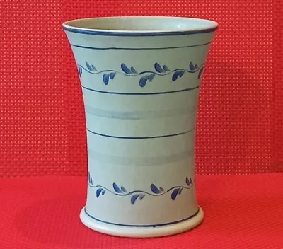 £30 • Buy Vintage Langley Pottery Light Blue Vase: Hyperboloid Shape: Very Good Condition