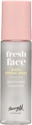 Barry M Fresh Face Matte Finish Setting Spray Long-lasting Formulated With And • £8.94
