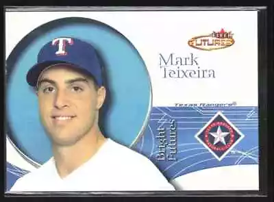 Mark Teixeira 2001 Fleer Futures Bright Futures RC /2499 #226 Texas Rangers • $9.99