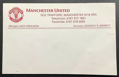 Manchester United Official Club Postcard Sir Alex Ferguson Era • £1.99