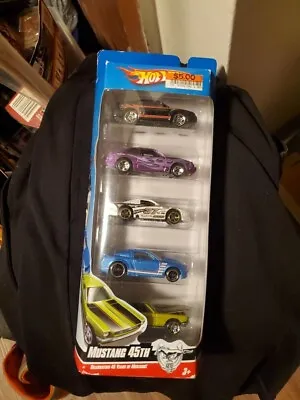 Hot Wheels Mattel Mustang 45th Anniversary Gift Pack 5-Car Set N84 • $32