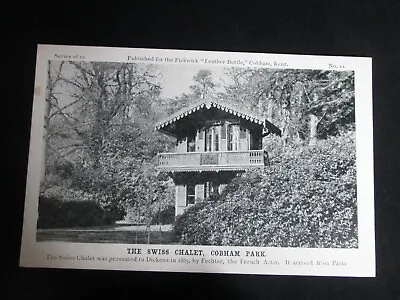 The Swiss Chalet Cobham Park Kent Vintage Postcard H24 • £3.99