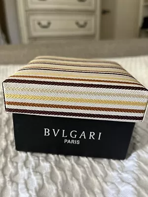 BVLGARI Cufflinks & Handkerchief Gift Box Men Long Sleeve Shirt BV386-6 • $35