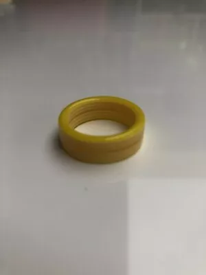 Thin Narrow Striped Plastic Coloured Ring - Retro 80's - NEW!! • £1.39