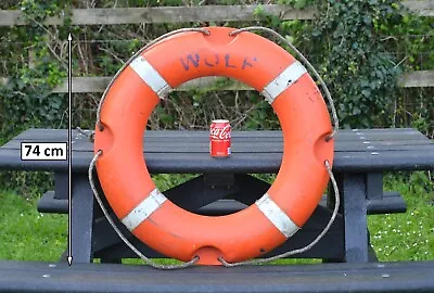 Used Life Ring Buoy 74 Cm Lifebuoy EVAL  For Display - FREE DELIVERY • £42.95