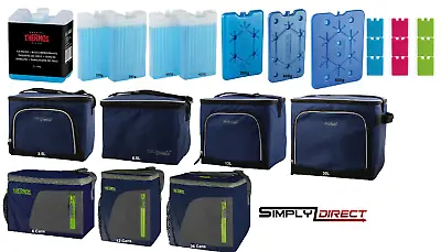 Thermos Insulated Cooler Cool Bag Cool Box Camping Food Storage Ice Packs • £7.95