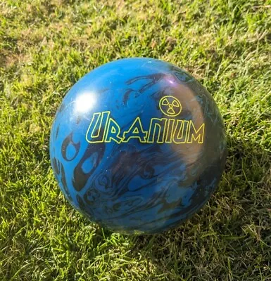 Lane #1 BUZZSAW Bowling Ball Uranium  Marbled Blue 14.5lbs - USA Made • $67.15