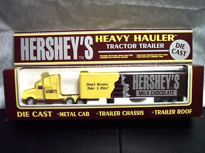K-Line Hershey's Milk Chocolate Tractor Trailer 1/48 Scale Die Cast. LOOK INSIDE • $44.50