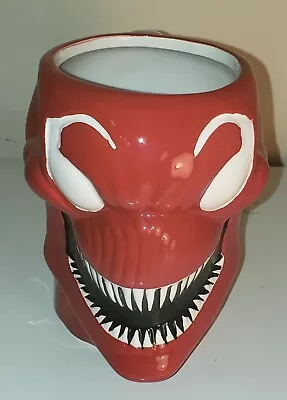 Marvel Carnage Head Spider-Man Red Venom 16 Oz Molded Mug • $14.99