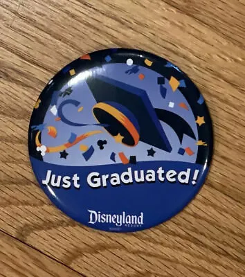 $8 • Buy Disney Parks Disneyland Resort 3   Just Graduated!  Button Pin New!