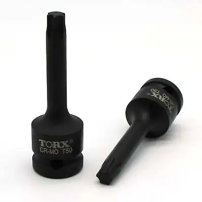 TEMO  T-50 3  Long Black Impact Torx Socket Bit 1/2 Inch Square Drive Auto Tool • $9.99