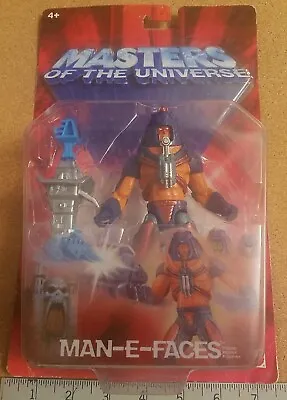 Masters Of The Universe Man-E-Faces 200X Mattel Figure MOTU He-Man Rare NIB • $31