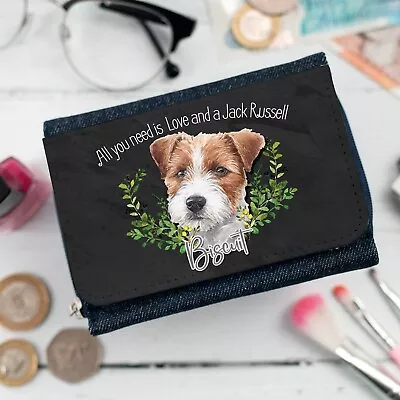 Personalised Jack Russell Purse Dog Coin Wallet Cute Puppy Ladies Gift NDD35 • £12.95