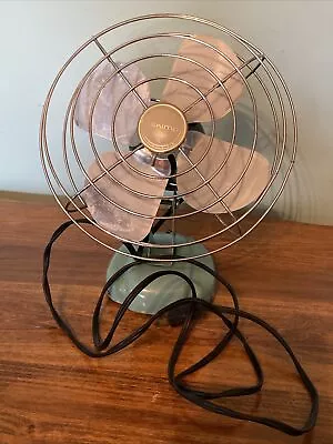 Vintage Eskimo Desk Fan Model 081002 30W Art Deco ~ Works • $39