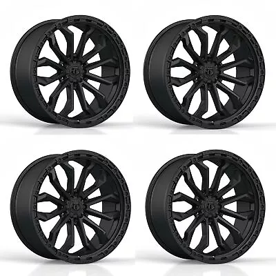 Set 4 22  TIS 556SB Satin Black 22x10 Wheels 6x135 10mm For Ford Lincoln Rims • $1623.92