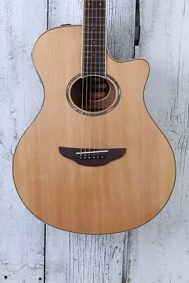 Yamaha APX600 Thinline Cutaway Acoustic Electric Guitar Natural Gloss Finish • $339.99