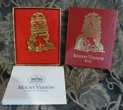 Mount Vernon And White House Christmas Ornaments • $21.95