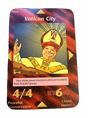 Illuminati New World Order INWO UnLimited Card Game NWO VTG Common Vatican City • $2