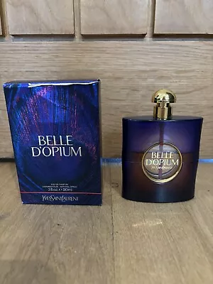 Ladies Vintage YSL Belle D’opium Eau De Parfum Perfume 90 Ml  2/3 Full • £21